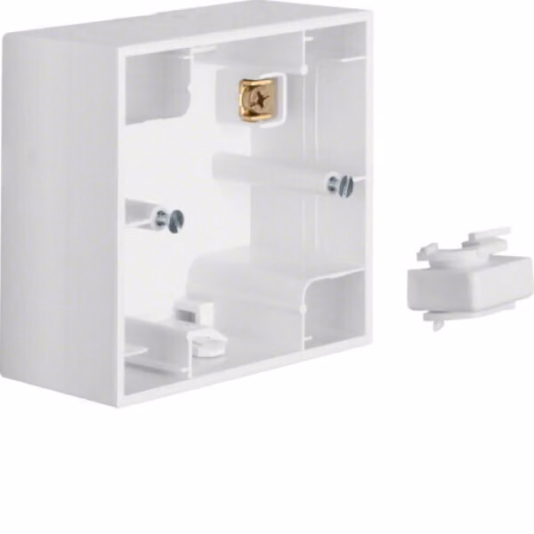 Custodia AP 1x bianco polare - Custodia piatta 1x bianco polare 10417009