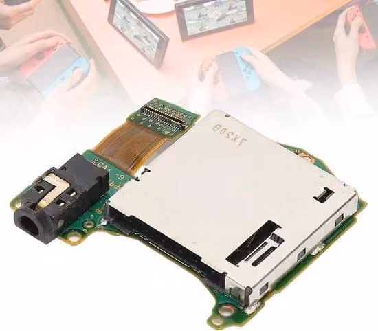 Custodia per schede di gioco Nintendo Switch multicolore con porta di ricarica per dispositivi portatili
