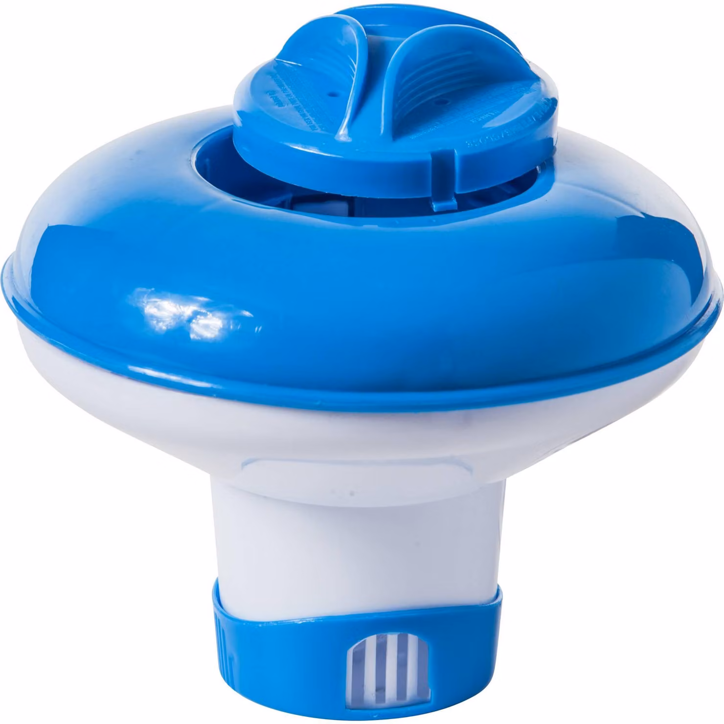 Dosatore di cloro 20 grammi lotti blu/bianco