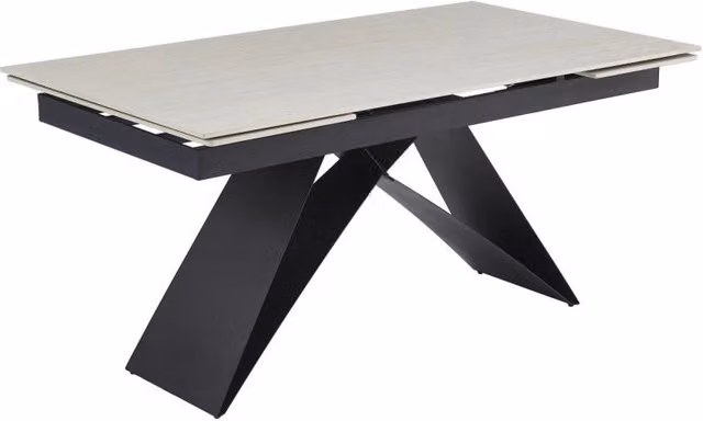 Tavolo allungabile Darren Casa Collection Bianco L: 90 cm, P: 90 cm, H: 77 cm