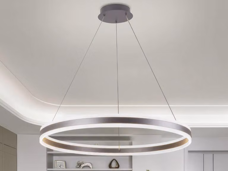 Lampada a sospensione a LED con cavo, inclusa telecomando, 110W
