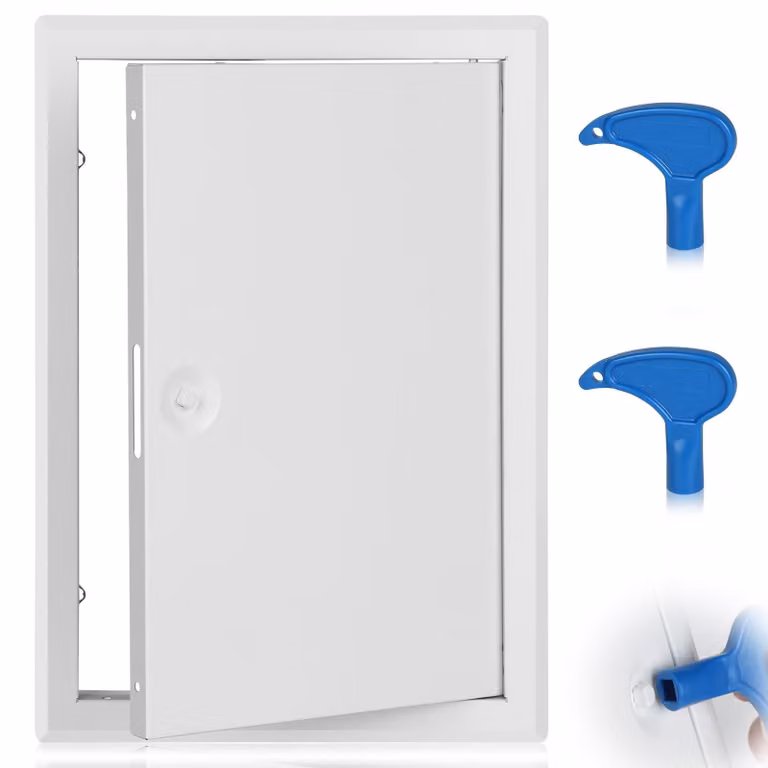 Inovra - Griglia di ispezione impermeabile - Pannello di accesso - Valvola di controllo - Valvola di manutenzione - Costruzioni a secco - Acciaio inossidabile - Sicurezza con chiave - Griglia di accesso