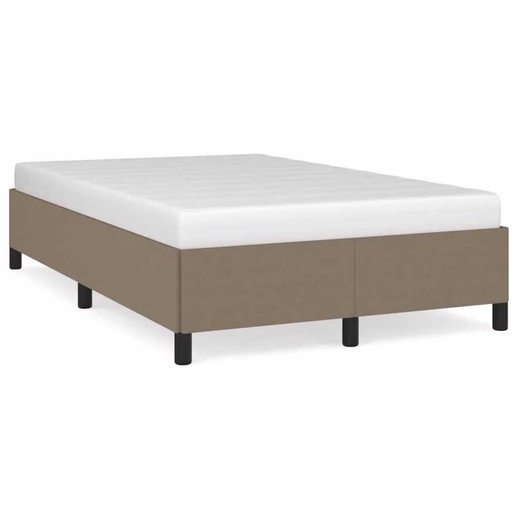 Giroletto senza materasso vidaXL in legno e tessuto beige L 120 cm x P 200 cm – 2