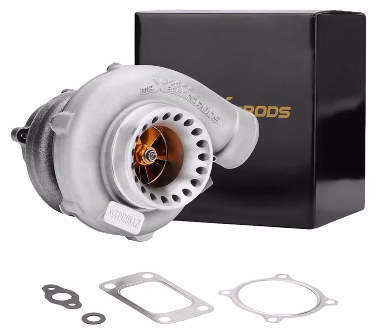 Turbocompressore, rapporto aria/volume (A/R) 0,7, turbina con rapporto aria/volume (A/R) 0,63, collettore di aspirazione dei gas di scarico tipo T3