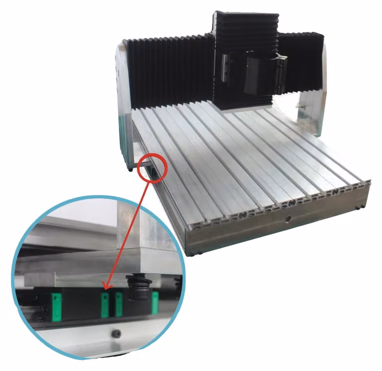 Fresatura CNC, telaio in alluminio, utilizzo da banco, morsetto da 3040-52MM 1