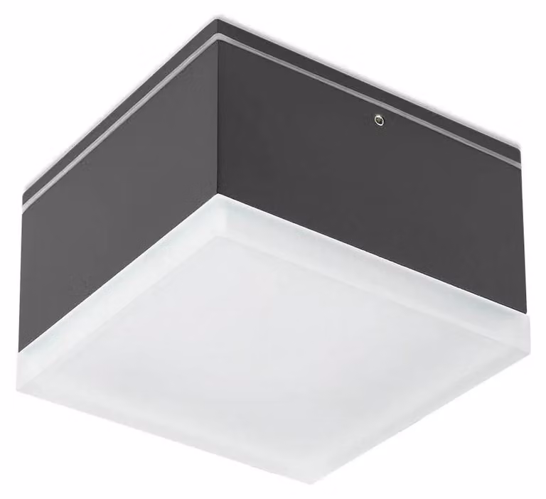 Redo Outdoor AKRON PL LED SMD 10W IP54 – diametro 10,8 cm, altezza 7 cm - Grigio antracite