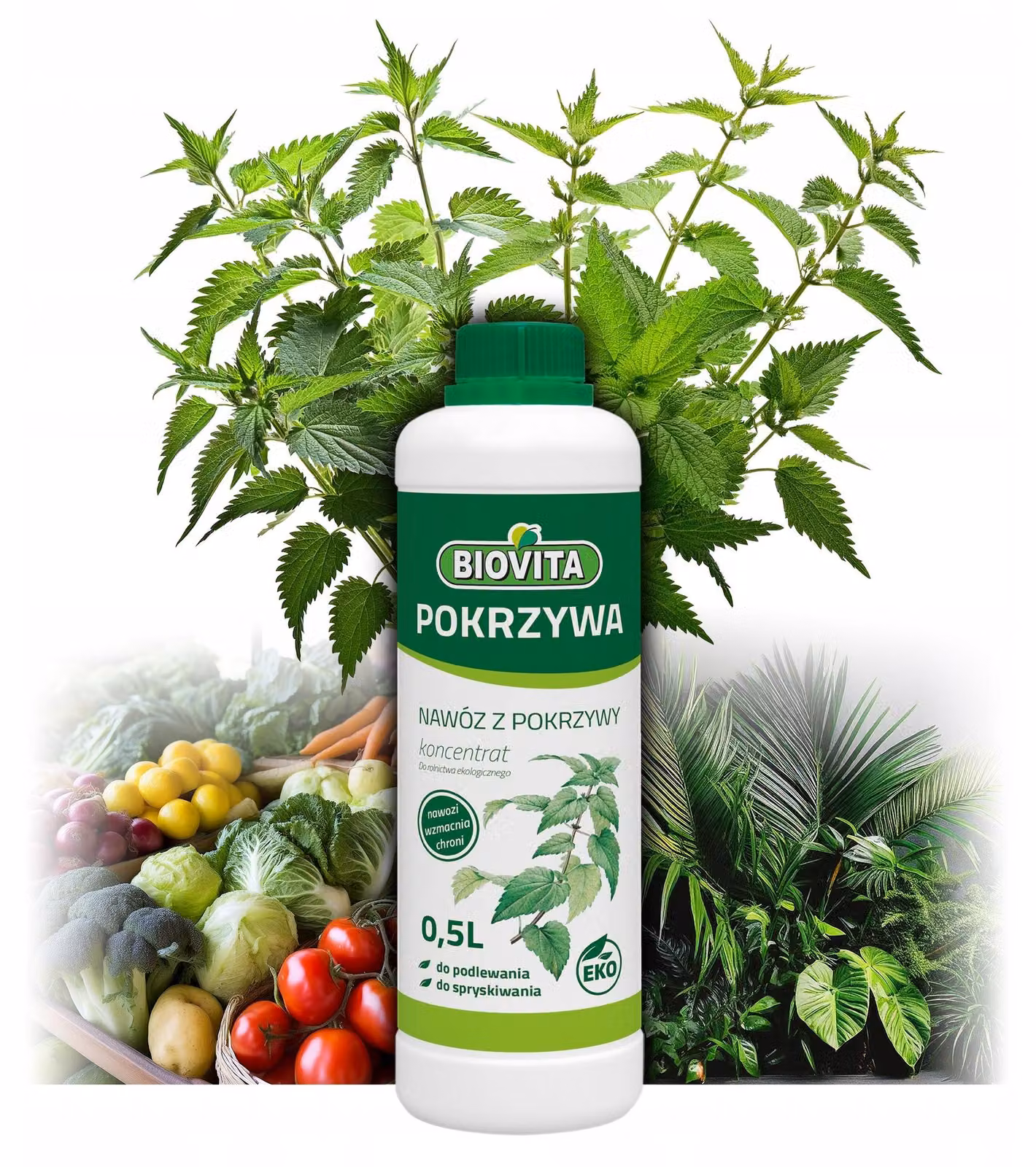 Concime concentrato all'ortica 0,5l - Biovita