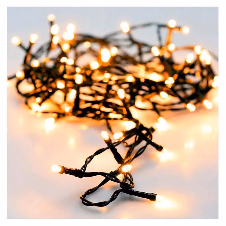 Fata LED bianco caldo, 80 LED, interno/esterno, 9 m