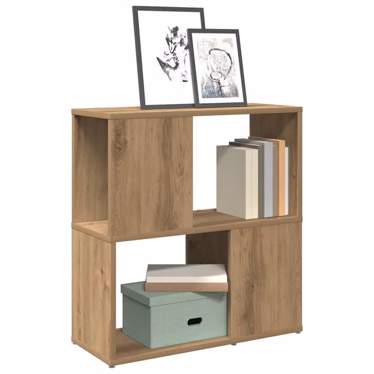Libreria da parete vidaXL in legno marrone stile minimalista L: 60 cm, P: 24 cm, H: 63 cm