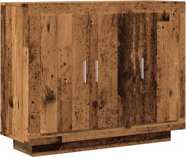 Credenza Legno Antico 92x35x75 cm in Legno Multistrato