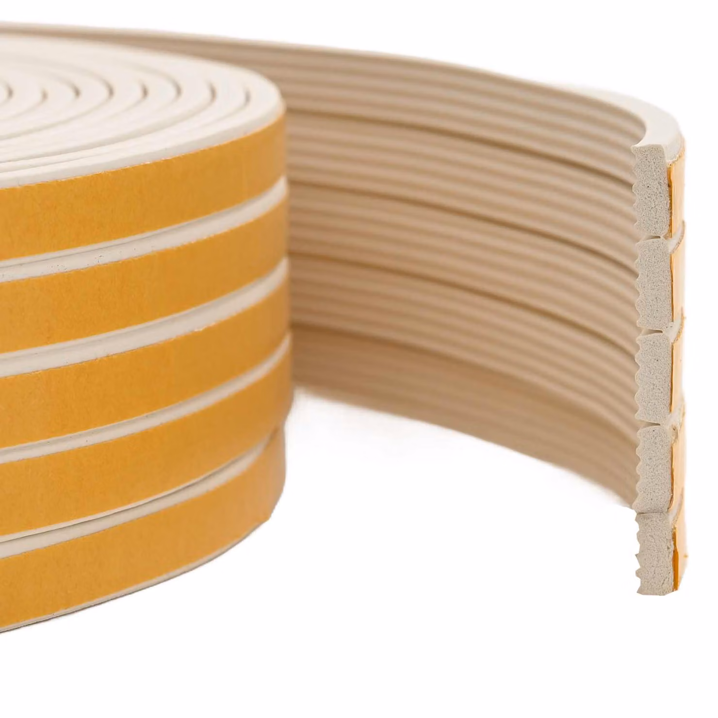 Nastro adesivo per finestre vidaXL in schiuma EPDM bianco, L: 15 mm, Lunghezza: 50 m