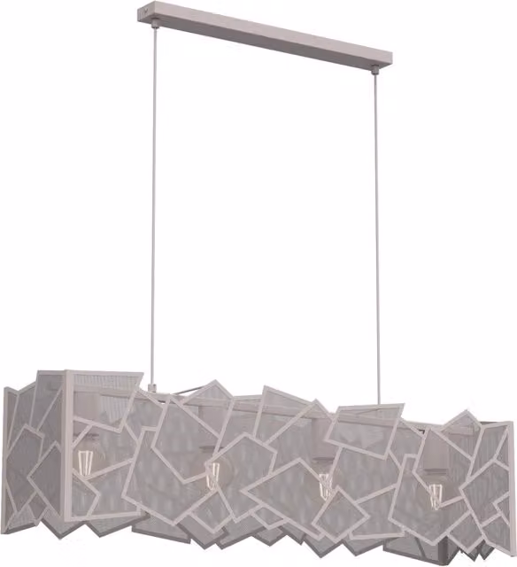 Lampada a sospensione Camo 4xE27 kaschmir acciaio Luminex
