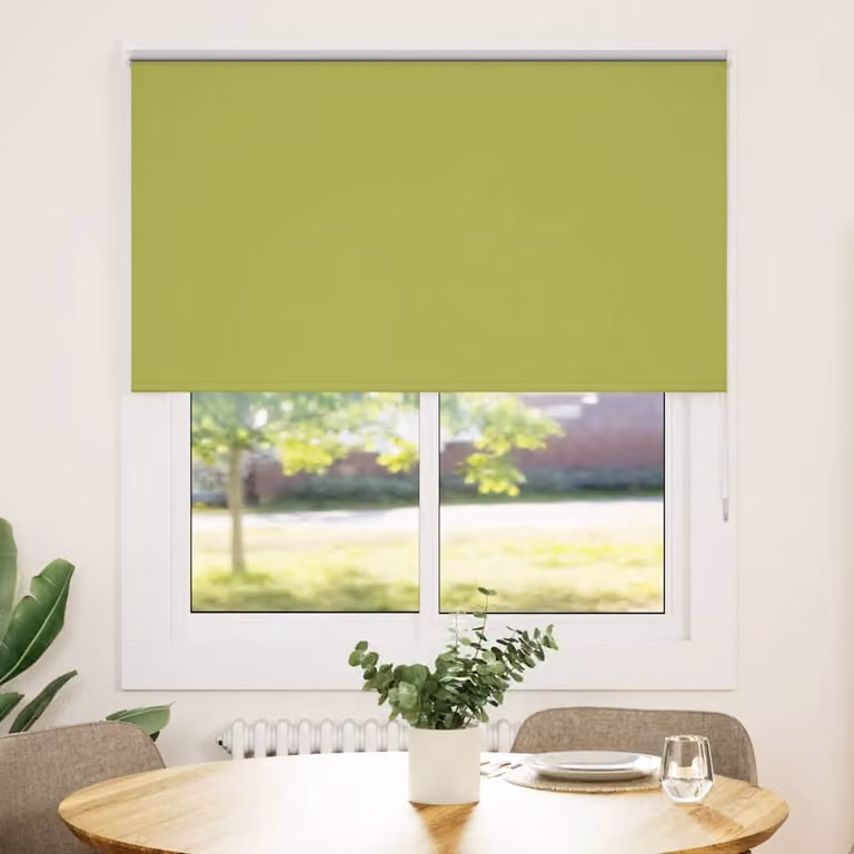 vidaXL Tenda a Rullo Oscurante 125x130 cm Larghezza Tessuto 121,6 cm