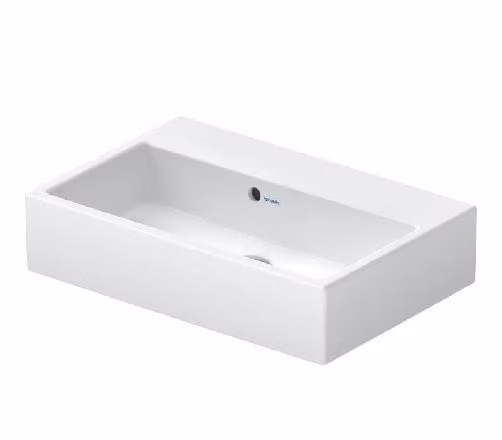 Duravit Vero Air - Lavabo per mobili 600x400 mm, con sfioratore, senza foro per miscelatore, bianco 2368600028