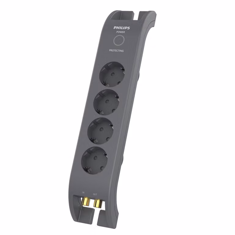 Limitatore di sovratensione Philips SPN5144A/58, nero, 2m