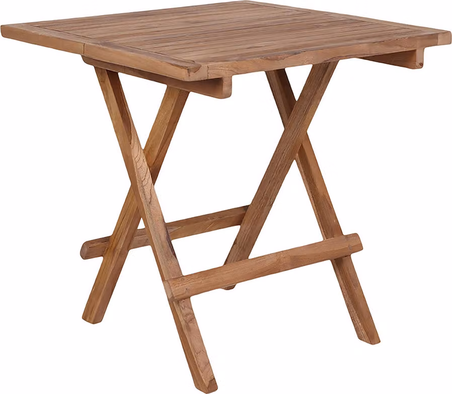 Tavolo angolare Bine 50x50 cm in legno massello di teak.