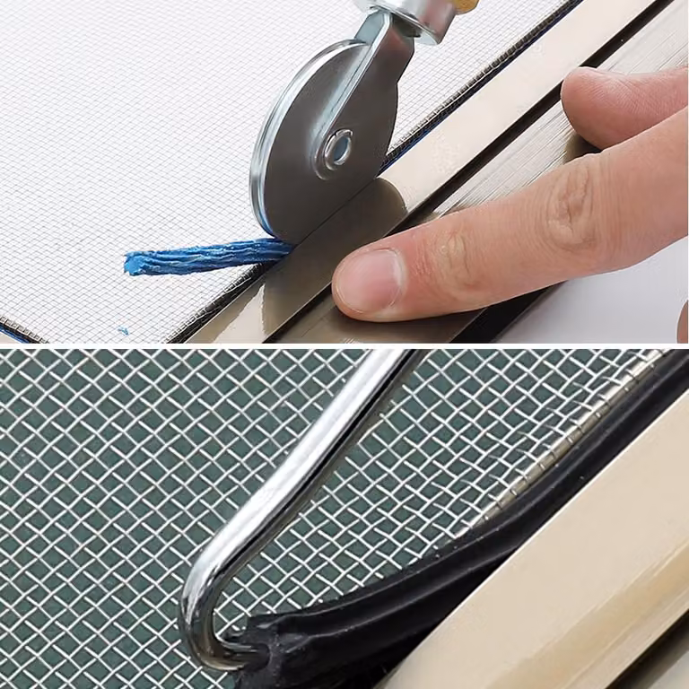 Rullo scanalato per finestre a schermo Rullo scanalato per finestre a schermo modulo di utensili a rullo per schermi fai da te