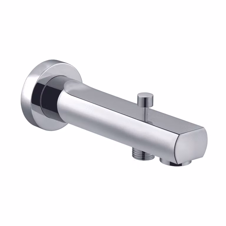 KLUDI ZENTA Bec déverseur pour bain avec inverseur, montage mural, saillie 170mm, chrome, 1350105, 1350105
