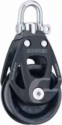Harken girevole singolo 45 Mm Nero Nero Taglia unica