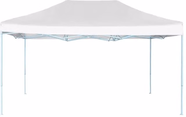 Tenda Gazebo Pieghevole per Feste DESIGN IN Bianca L: 4,5 m, P: 3 m