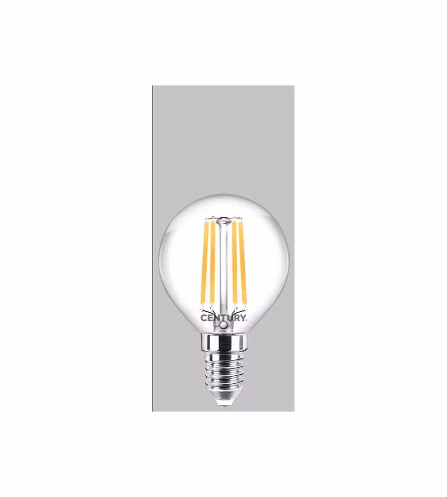 Century Italia Lampadina LED Sfera E14 6,5W 4000K 1055lm Chiara