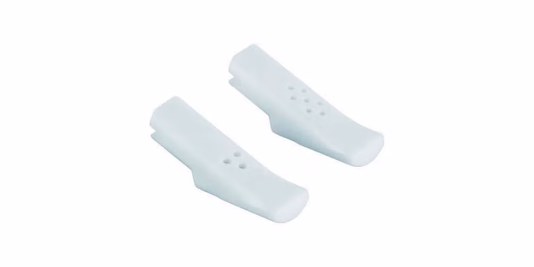 Set di ugelli BAU KERAMIK per doccia e WC, bianco alpino
