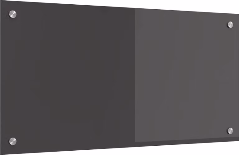 Schienale da cucina Grigio scuro 80 x 40 cm vetro temperato