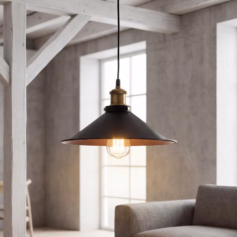Lampada a sospensione sala da pranzo design industriale vintage nero E27 lampada a sospensione tavolo da pranzo