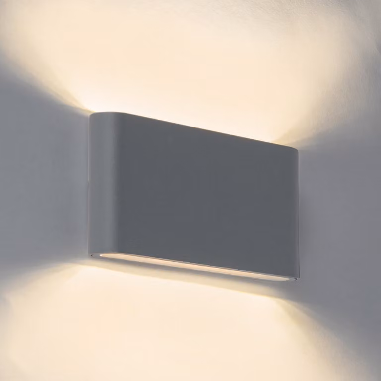 Applique da esterno a LED moderna THAMES II, antracite, 5 W, bianco caldo, 400 lm, alluminio, dimensioni: 9 x 17,5 x 17,5 cm, IP54, Trio