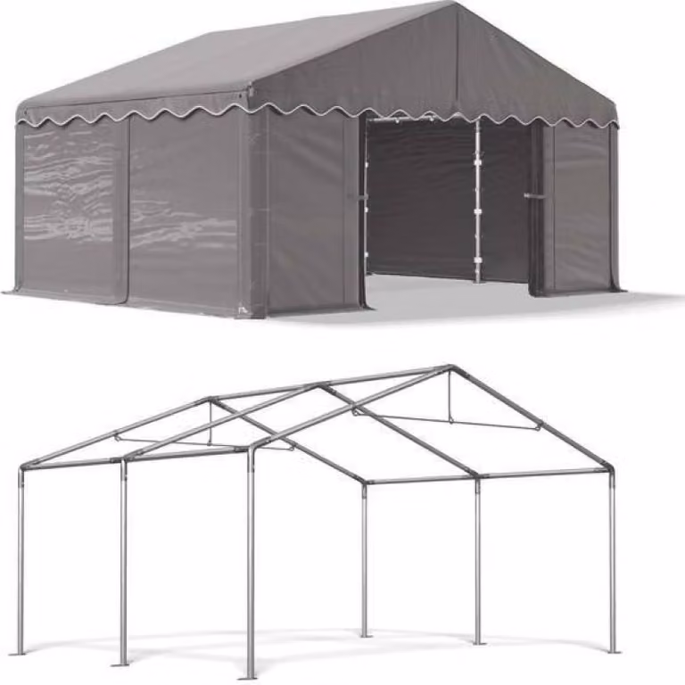 Tenda del magazzino estivo 4x4 Grigio SUMMER MPE