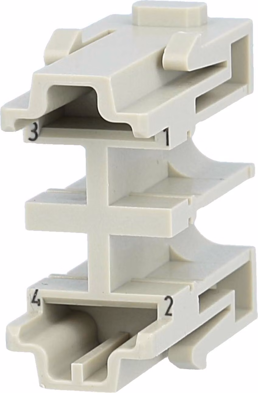 HARTING Han SC modulo inserto maschio (M) 4 poli cicli di inserimento >=500 - 1 pezzo