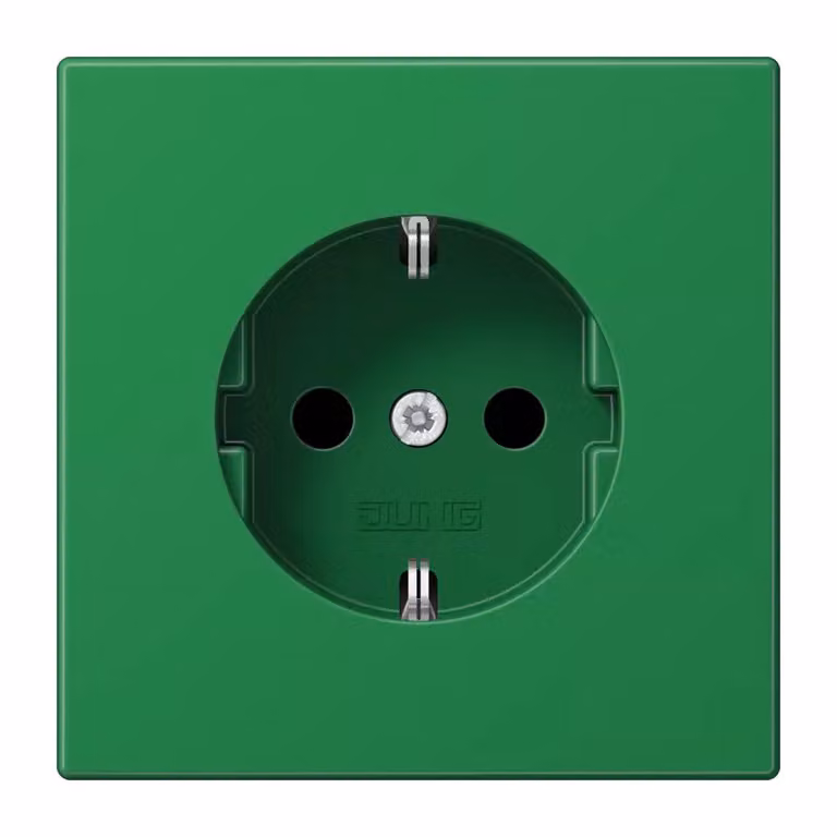 Jung LS1520BFKIGN Presa SCHUKO® 16 A 250 V verde