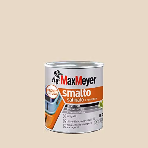 MaxMeyer Smalto a Solvente Satinato Avorio R1013 0,750 l