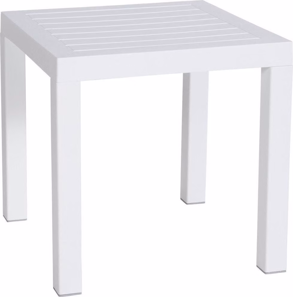 Tavolino - Elegante - Resistente agli agenti atmosferici - Materiale di alta qualità. Colore: bianco
