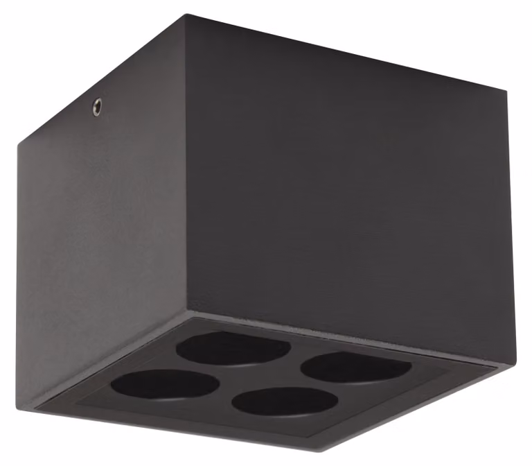 Forlight - Plafona a LED Crest, 8,2 W, 3000 K, 800 lm, IP65, CRI > 80, nero, per esterni, a risparmio energetico, facile da installare, design moderno
