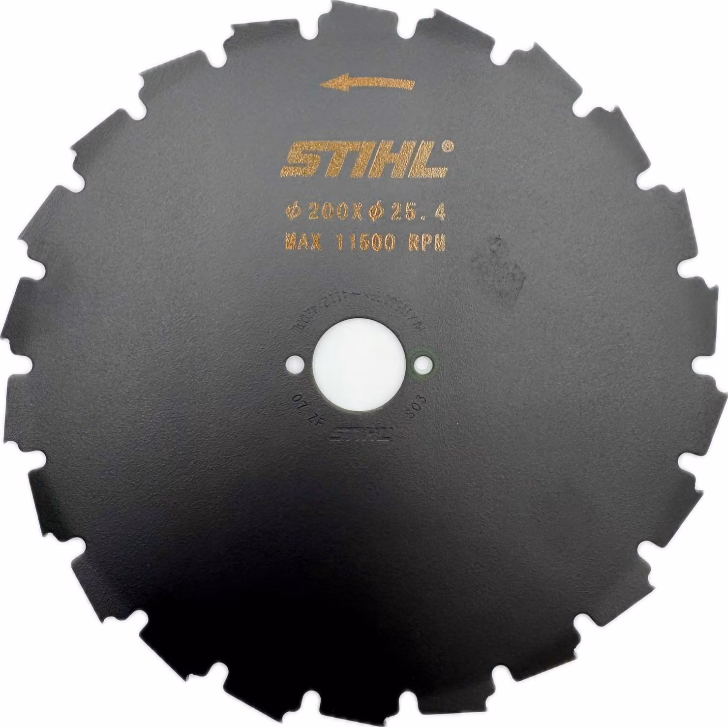 Lama tagliaerba STIHL 200mm x 25,4mm WoodCut 41127134203