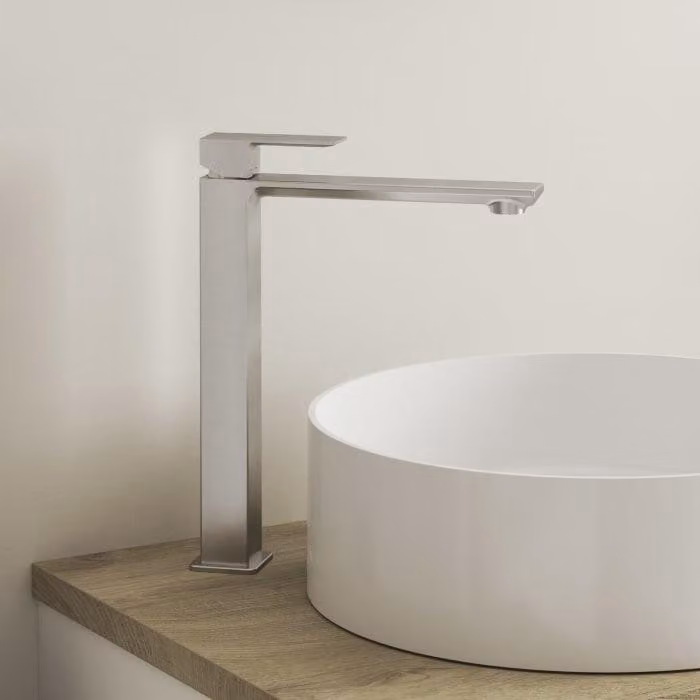 Kronenbach Quara 3.0, miscelatore monocomando per lavabo di dimensioni XXL, senza tappo di scarico