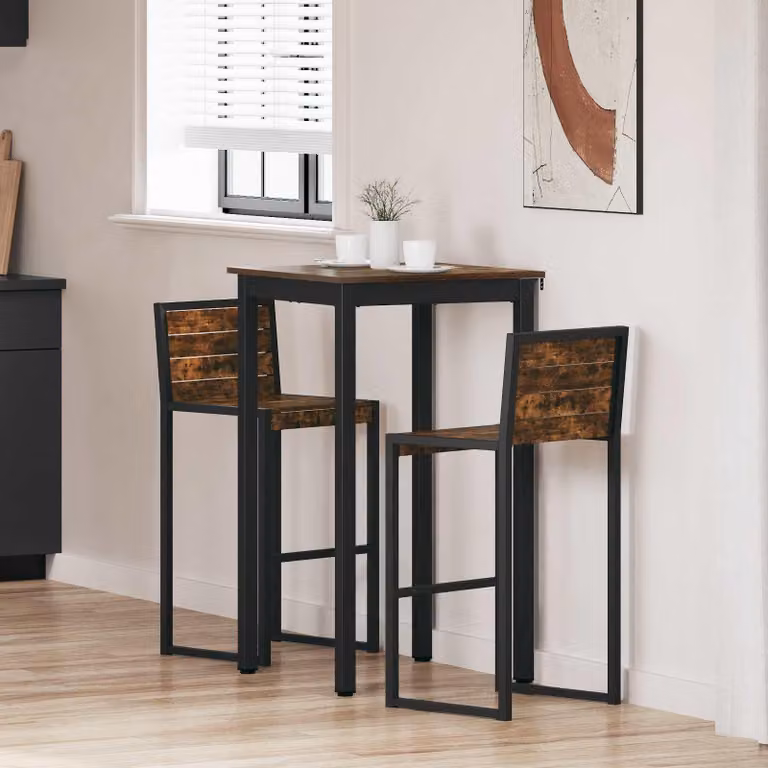 Maison Exclusive - Tavolino in legno composito, forma quadrata