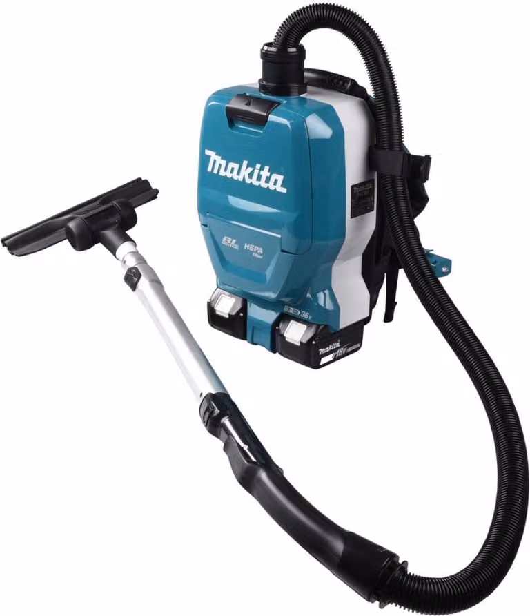 Aspiratore a batteria Makita LXT 18 V x 2 - 110 mbar - 2,0 l