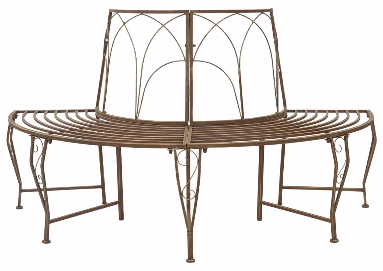 Panchina in legno 4 posti 160 x 80 x 89 cm Acciaio