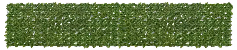 Schermo per balcone con foglie Verde e Giallo 400 x 75 cm