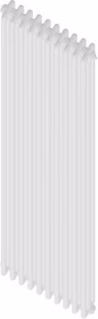 Radiatore Tubolare Ardesia Cordi in Alluminio Bianco, Altezza: 165,6 cm