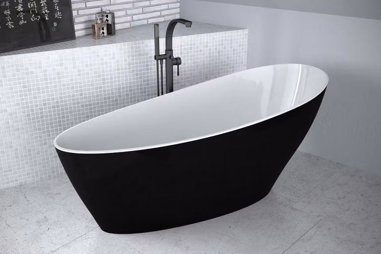 Badewannen Ovale Design Badewanne Freistehende Moderne Badezimmer Wannen Acryl