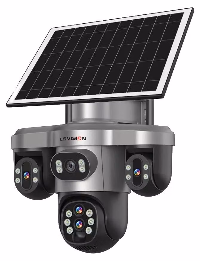 Telecamera di sicurezza, zoom ottico 10x, alimentata a energia solare, 20MP, 4G, zoom 10x