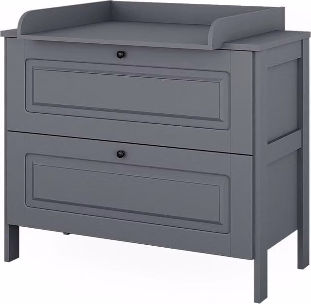 Fasciatoio Ajaton Grigio 108 x 98 cm con 2 cassetti Vitalispa