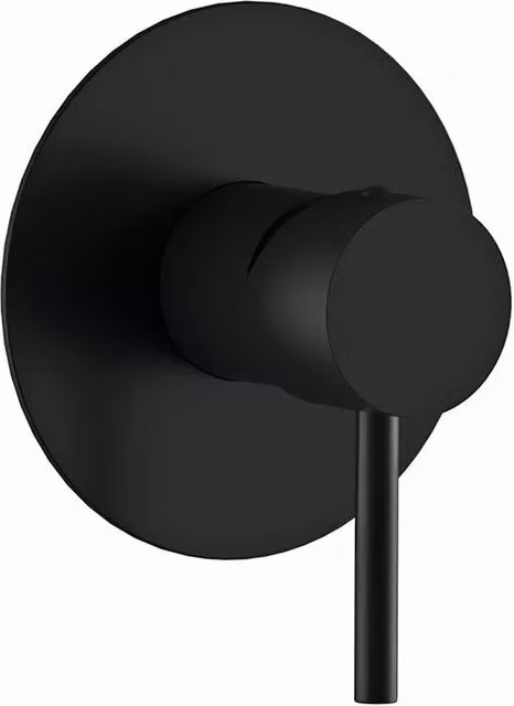 Miscelatore incasso per vasca o doccia Remer serie X Style in ottone nero opaco