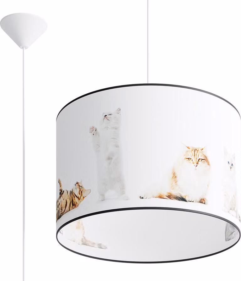 Lampada a sospensione MRUCZKA multicolore 1xE27x15W in plastica, dimensioni: 95x40x40 cm, IP20, Pure Lume