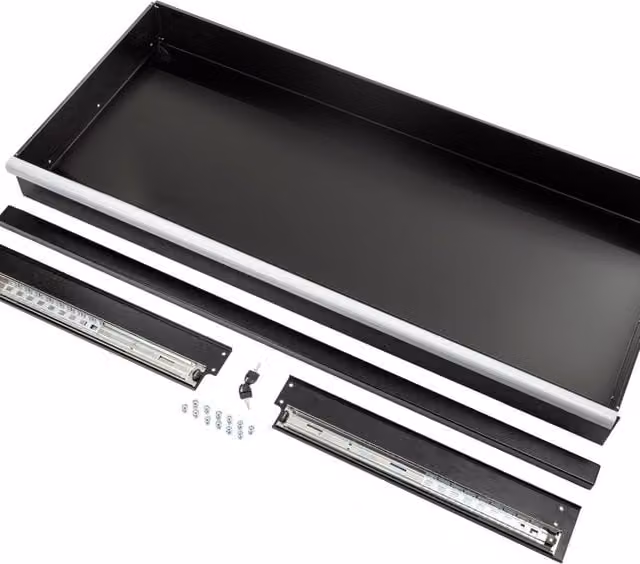Banco da lavoro fisso USAG in acciaio nero L 150 x H 91 x P 70 cm