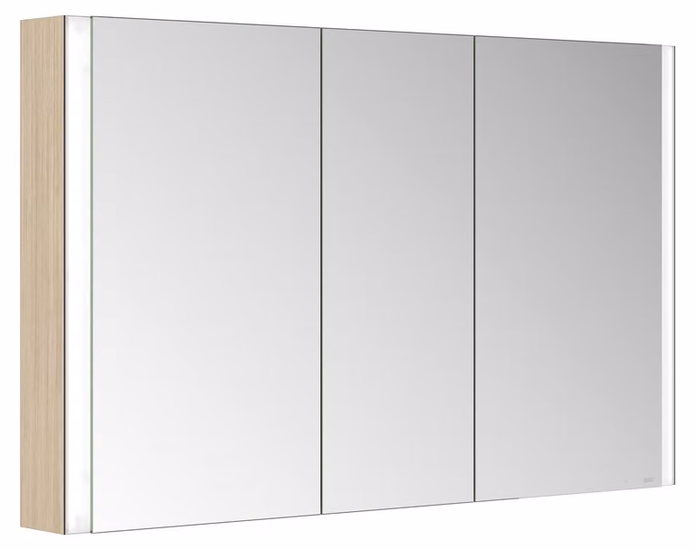 KEUCO SOMARIS Armoire de toilette murale 3 portes, 1200mm, 14504853100, 14504853100