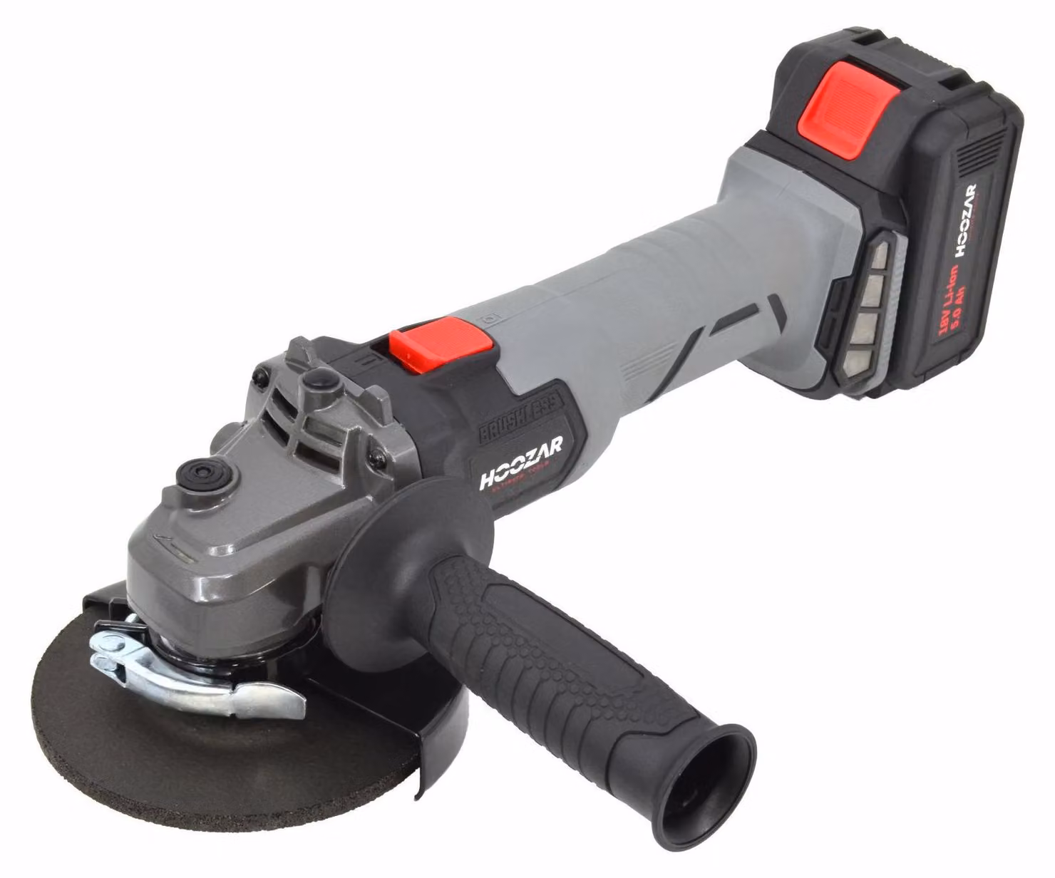 Hoozar smerigliatrice angolare brushless 125mm 18v 1x5.0ah ag25bl-t1